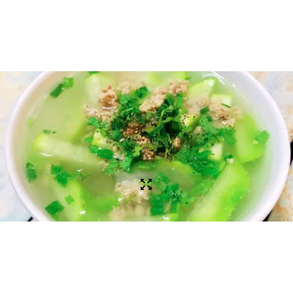 Canh Bầu Thịt Heo Bằm 